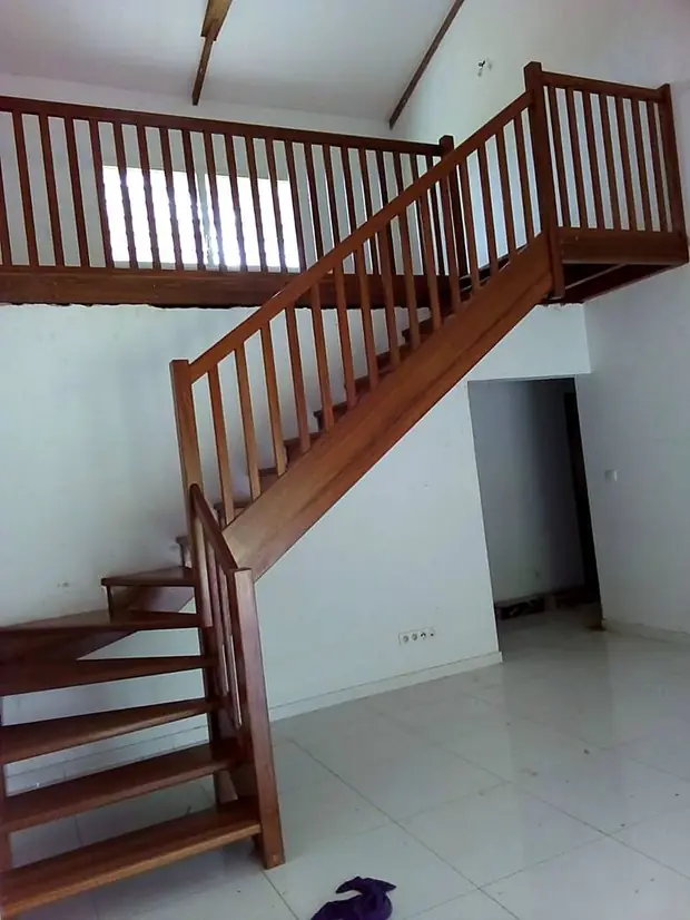 Escalier et mezzanine bois